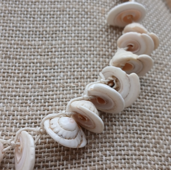 Free People Suede Belly Chain / Necklace Shells NWT - Picture 12 of 16